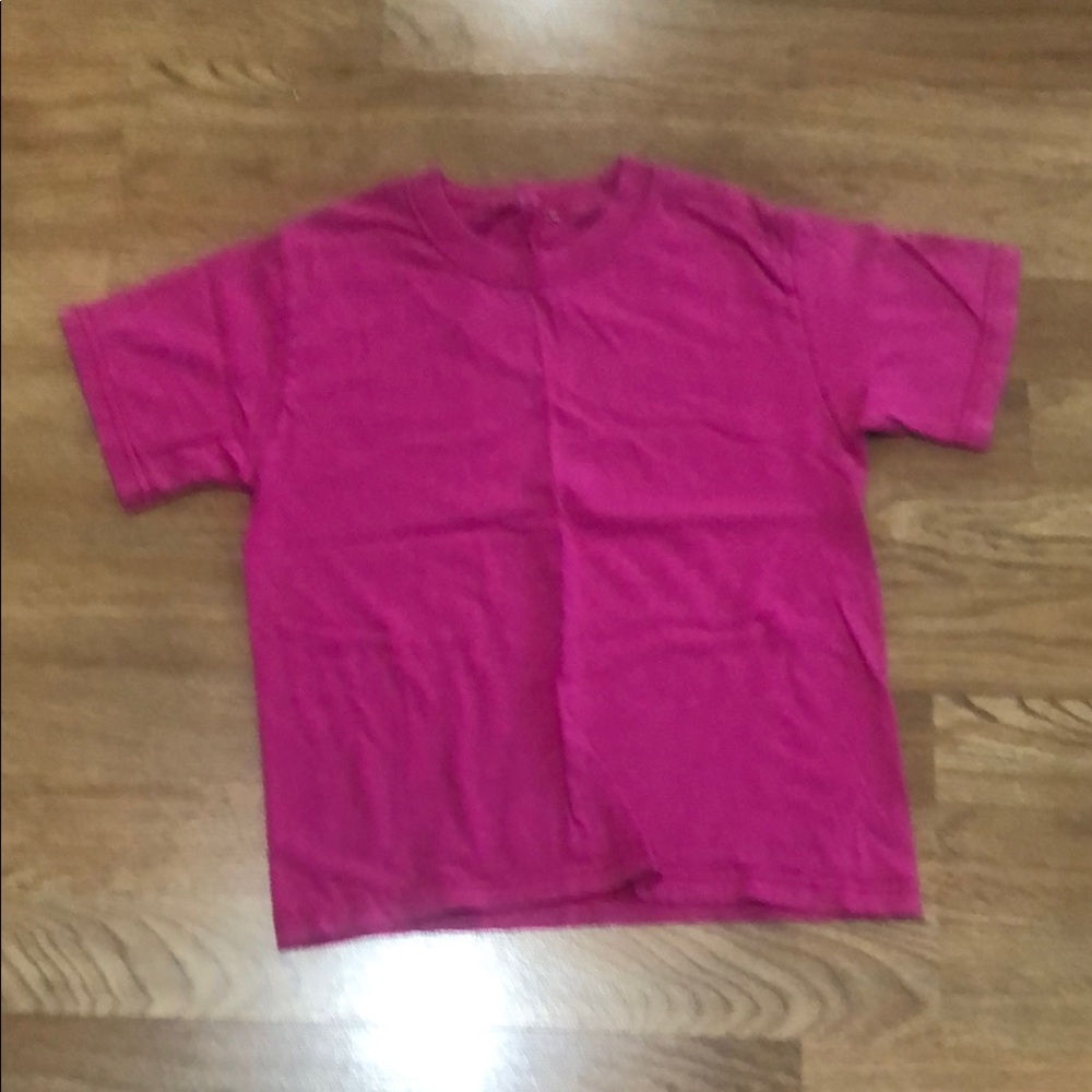 Vibrant Pink Short Sleeve Tee